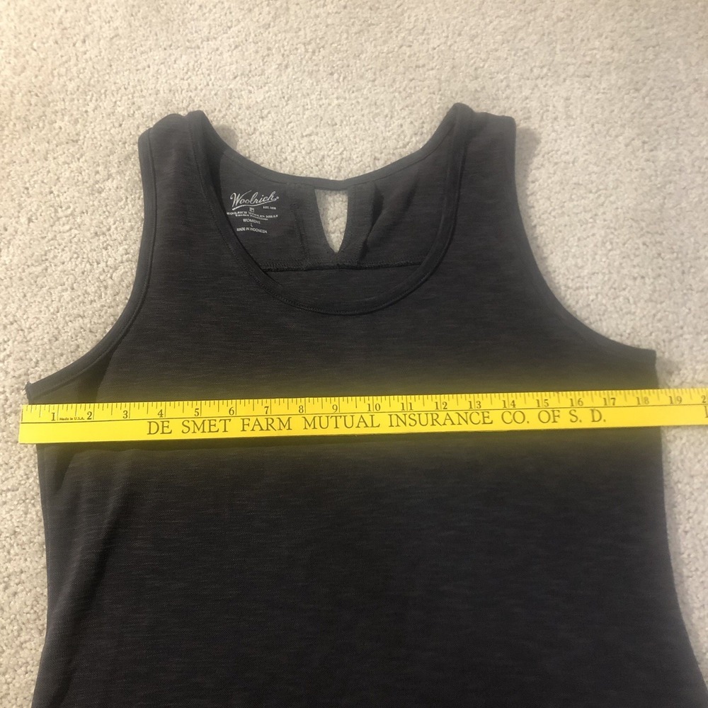 Woolrich Sleeveless Tank Top Women's Large Gray - Picture 6 of 7